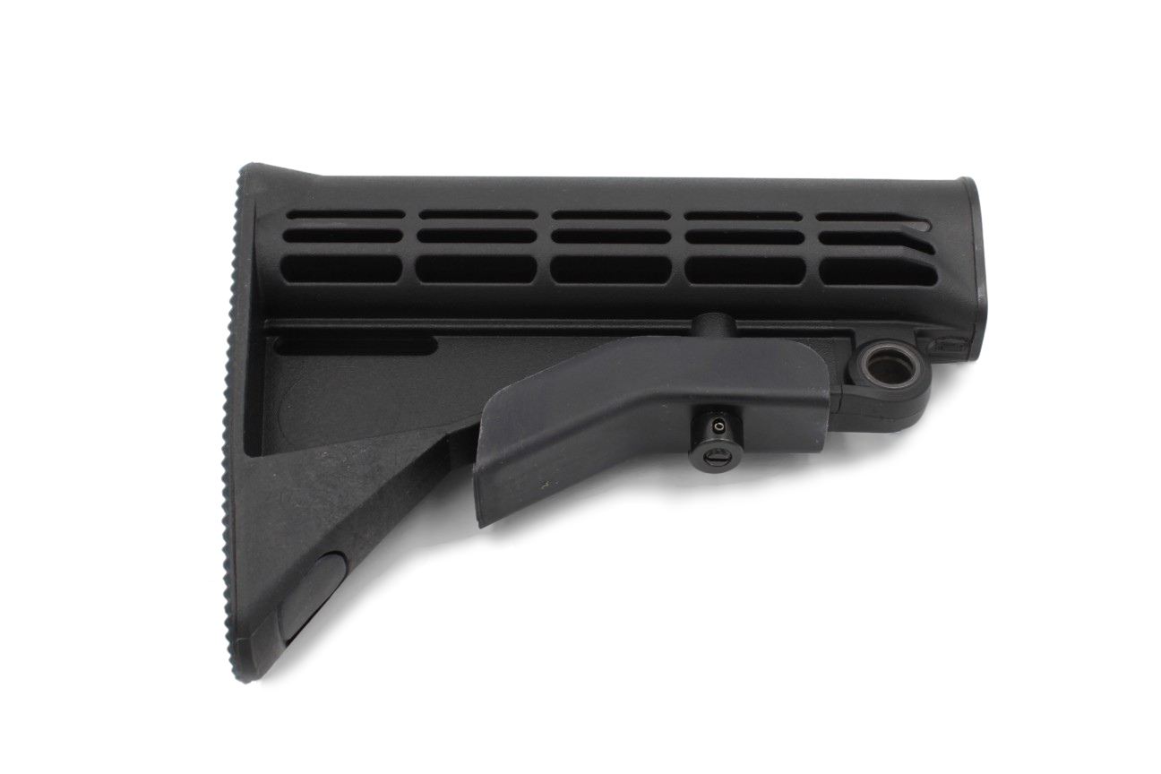 Buttstock, M4 Carbine w/QD Mount, Mil-Spec, Black